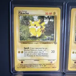 Pokemon TCG Pikachu Base Set Lot 6 Cards - 1999 Wizards 60/64 - Image 2