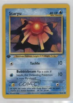 Staryu 1st Ed. Pokemon Neo Revelation #56 2001 - Image 1