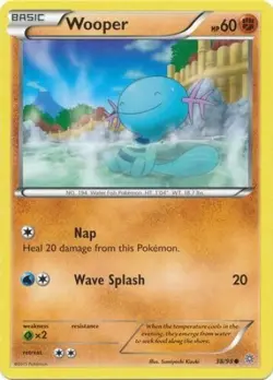 Pokemon TCG - Wooper - 38/98 - Common - XY: Ancient Origins [Near Mint] - Image 1