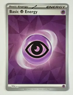 Pokemon TCG - Basic Psychic Energy - 2024 Scarlet & Violet - SVE013 - Holo Foil - Image 1