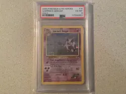 Pokemon Sabrina's Gengar Holo PSA 6 2000 #14 Gym Heroes - Image 1