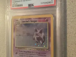 Pokemon Sabrina's Gengar Holo PSA 6 2000 #14 Gym Heroes - Image 4