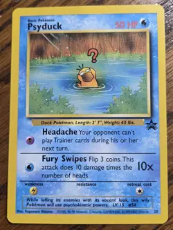 Pokemon Wotc Black Star Promo # 20 Psyduck,,not played - Image 1