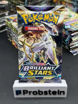 Lot of (124) Pokemon TCG SWSH Brilliant Stars Booster Packs SEALED NEW - Image 2