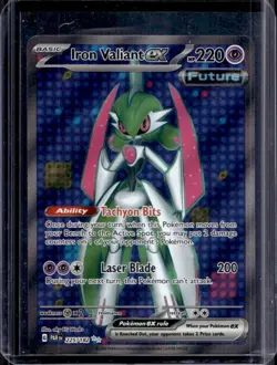 2023 Pokemon SV Paradox Rift Iron Valiant ex #225/182 - Image 1