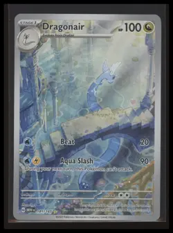 2023 Pokemon Scarlet and Violet Dragonair 181/165 Illustration Rare Holo - Image 1