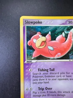 Pokemon Slowpoke 2005 EX Unseen Forces Reverse Holo Stamped 72/115 TCG - Image 2