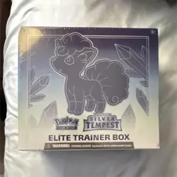 Pokemon Sword & Shield Silver Tempest Elite Trainer Box Vulpix English TCG - Image 1