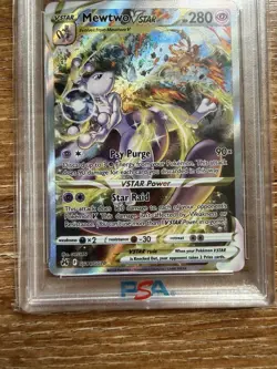 PSA 10 Mewtwo Vstar Full Art GG44/GG70 Crown Zenith Pokemon - Image 3