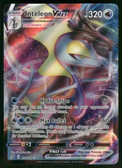 Inteleon VMAX 050/192 Ultra Rare Holo NM Pokemon SWSH02: Rebel Clash - Image 1