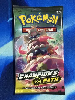 Pokemon 2020 Sword & Shield Champions Path Booster Pack Lot X4 Artset Nm Mint - Image 4