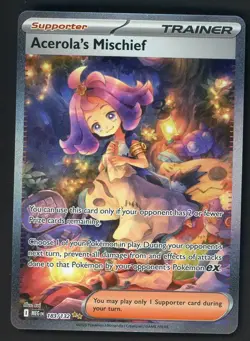 Acerola's Mischief (S Illustraion Rare) #183/132 Pokemon Mega Evolutions NM - Image 1