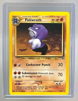 Poliwrath 2001 Pokemon Neo Discovery #28 - Image 1