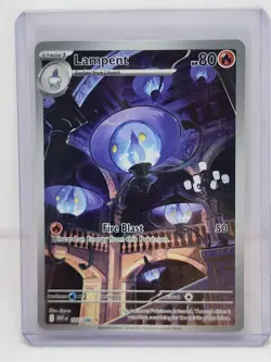Lampent Illustration Rare 102/086 SV White Flare Pokemon TCG English - Image 1