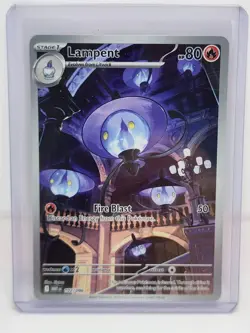Lampent Illustration Rare 102/086 SV White Flare Pokemon TCG English - Image 2