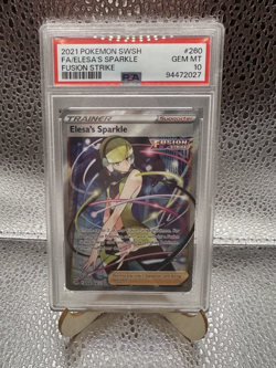 2021 Pokemon TCG Elesa's Sparkle Fusion Strike 260/264 Gem Mint PSA 10 - Image 1