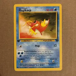 2000 Pokemon Team Rocket First Edition Magikarp #47/82 - Image 1