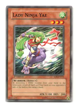 Lady Ninja Yae - SD8-EN011 1st Edition - YuGiOh-LP - Image 1
