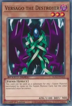 Yugioh! Versago the Destroyer - SGX3-ENA10 - Common - 1st Edition Near Mint, Eng - Image 1