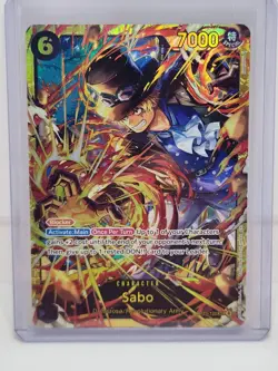 Sabo OP13-120 Carrying on His Will One Piece CCG Blocker Foil 6 Cost 7000 Power - Image 1