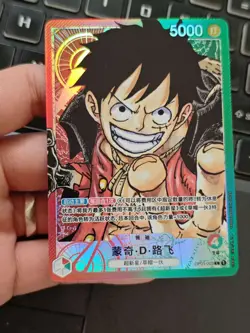 One Piece Chinese Card Luffy OP01-003 Alt Art Card Romance Dawn Near Mint - Image 1
