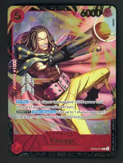 2025 ONE PIECE PROMOS #013 YASOPP OFFICIAL EVENT TOP PRIZE - Image 1