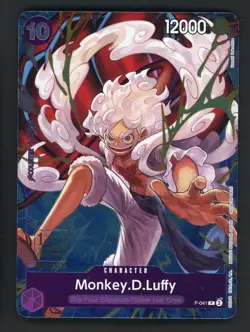 One Piece Monkey D. Luffy 1st Anniversary Winner Gear 5 English Promo P-041 - Image 1