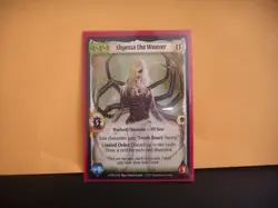 Warlord Into the Accordlands~SHYESSA THE WEAVER Warlord Elves Full~Rare Card - Image 1