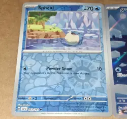 Spheal AR 111/106 sv8 Super Electric Breaker + 2 SSP Cards Pokemon TCG - Image 2