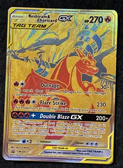 Reshiram & Charizard GX SM247 Jumbo Cards Holo - Image 1