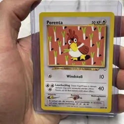 Deustch Pokemon Card - PORENTA (FARFETCH'D) - 43/64 - Neo Revolution Common NM - Image 1