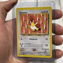 Deustch Pokemon Card - PORENTA (FARFETCH'D) - 43/64 - Neo Revolution Common NM - Image 2