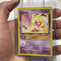 Kussilla Pokemon TCG German 1999 Vintage 54/64 Neo Revelation Deustch NM Card - Image 2