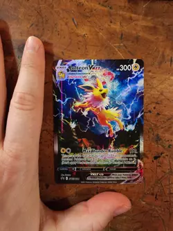 Jolteon VMAX SWSH184 Sword &Shield Black Star Promo Pokemon TCG Normal Size Card - Image 2