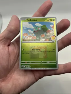 001/132 Bulbasaur 2026 Pokemon Day League Stamped Promo Card Mega TCG Play - Image 4