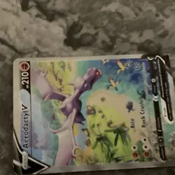 Pokemon Aerodactyl Fossil 1/62 Holo Rare Stage 1 Unlimited English Card - Image 1