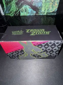 Pokemon Cards Crown Zenith Box 10 New Packs Sealed - Image 1