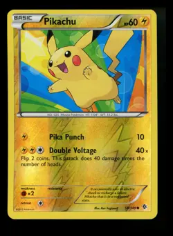 Pikachu 50/149 Boundaries Crossed 2012 Reverse Holo Pokemon Card TCG - Image 1