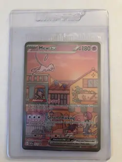 Pokemon TCG Mew ex SVP 053 SEALED - 151 UPC Black Star Promo NM Card - Image 1