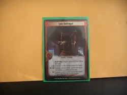 Warlord Into the Accordlands~EPIC BETRAYAL Action~Legendary Foil Card~RARE - Image 1