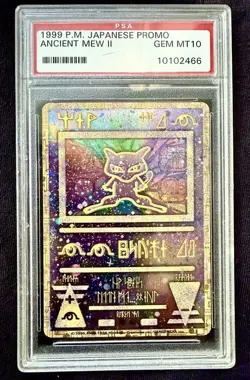 Pokemon Ancient Mew II Japanese Promo Holo PSA 10 1999 Vintage Card - Image 1