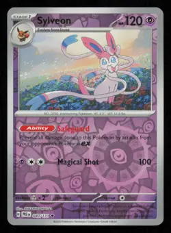 Sylveon 040/131 Pokemon Prismatic Evolutions Rare Near Mint REVERSE HOLO Card - Image 1