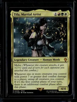 Tifa, Martial Artist - 6 - Foil - FIC - NM - MTG Magic the Gathering - Image 1