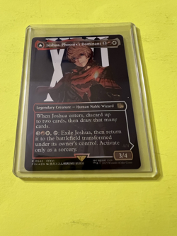 MTG Final Fantasy English Joshua, Phoenix's Dominant Borderless 0542 Surge Foil - Image 1