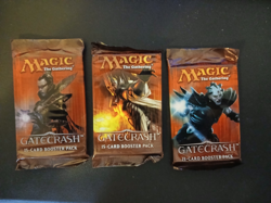 Gatecrash Booster Packs – 3 Factory Sealed Packs – Magic The Gathering – Charity - Image 1