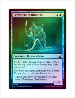 1x Persistent Petitioners, Foil, Magic MTG NM - Image 1