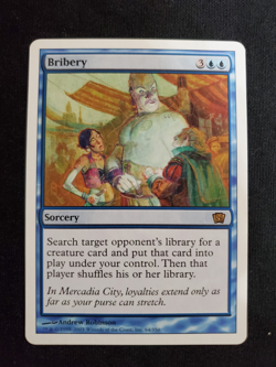 MTG BRIBERY 8th Edition Rare LP - Image 1