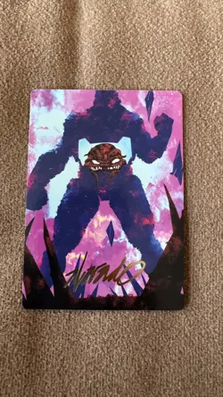 Magic Krang Utrom Warlord Gold Signature Art Teenage Mutant Ninja Turtles MTG - Image 1