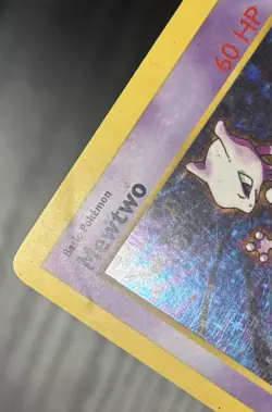 Pokemon TCG Mewtwo shadowless1st Edition Base Set Holo Rare 60 HP 10/102 1999 - Image 5