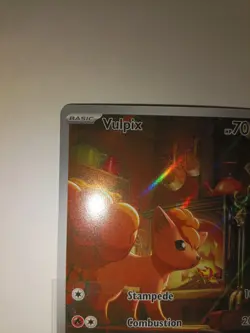 Pokemon TCG Vulpix Me01: Mega Evolution 138/132 Illustration Rare Full Art Holo - Image 2
